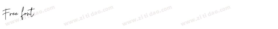Free font字体转换
